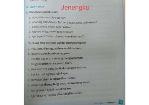 Javanese Text Descriptive