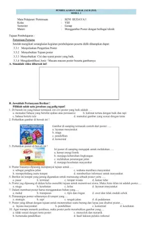 Membuat Poster SBK 8