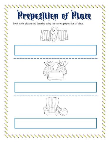 Preposition of place