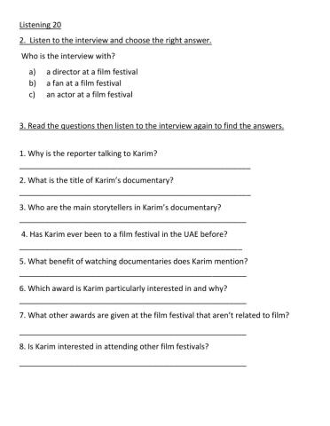 English listening unit 5 ls.5-6