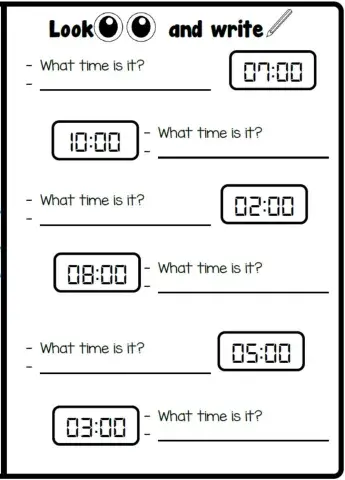 4.5. My Day - What Time Is It?