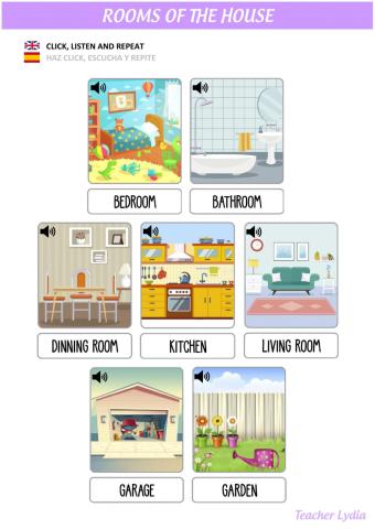 Rooms of the house 1