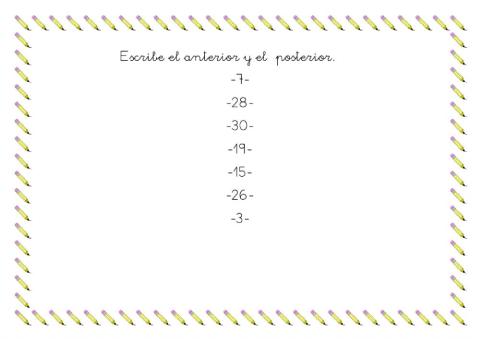 Anterior y posterior