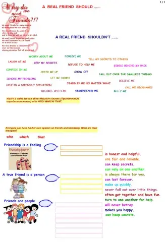 Friends and Friendship