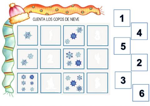 Copos de nieve