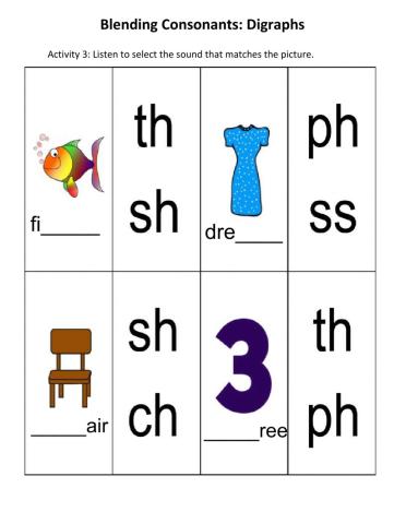 Consonant Digraphs