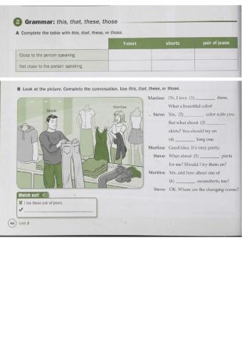Demonstrative adjectives