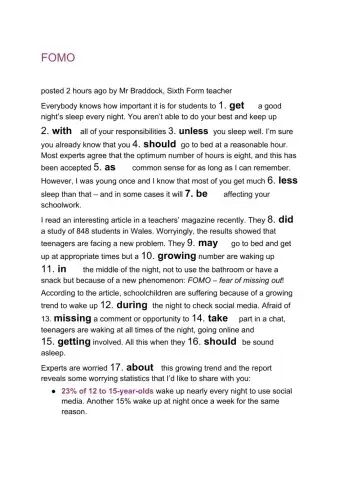 Multiple choice EBAU