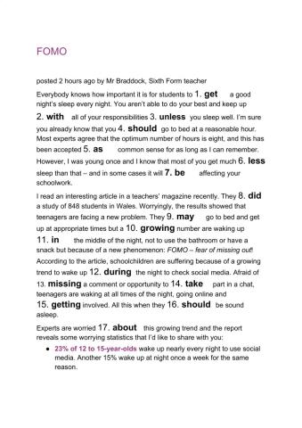 Multiple choice EBAU