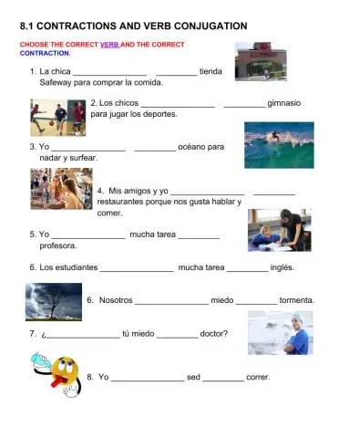 8.1 contractions & conjugation