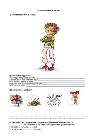 Contrôle unité 8 appli ado 1