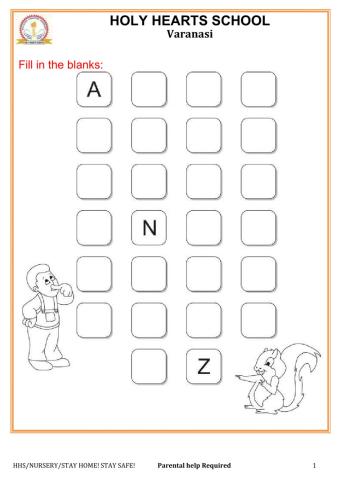 Nursery Alphabet Phonics