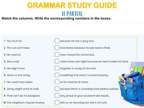 Grammar-study guide iipartial