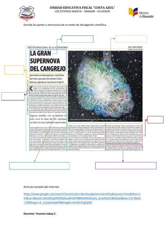 Texto de divulgación científica
