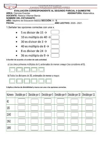 Evaluación del parcial