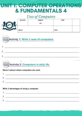 Computer Operations & Fundamentals 4