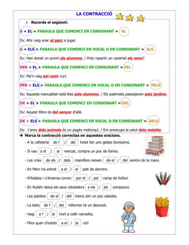 La contracció de paraules