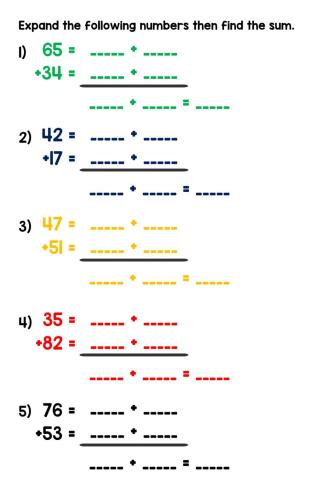 Addition using Expanded Form