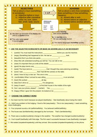 Adjectives-adverbs