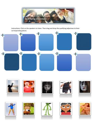 Qualifying adjectives