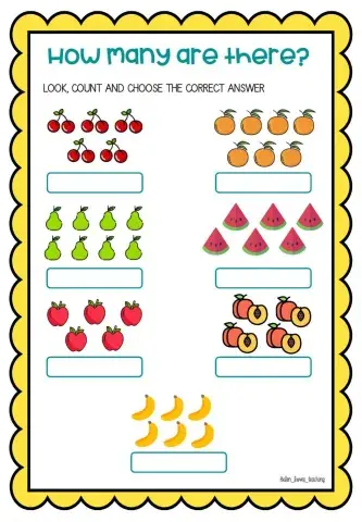 Fruits: how many are there?
