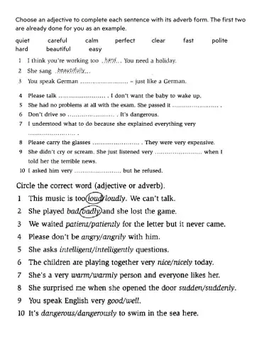 Adjectives vs Adverbs