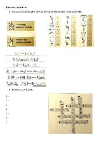 Egipto raštas ir raštininkai