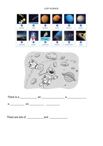 Lost in space vocabulary