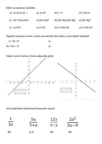Opakování - 9. ročník
