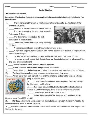 Eleutheran Adventurers