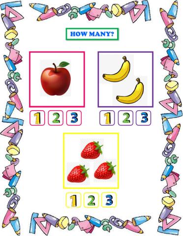 How many fruits do yo see?