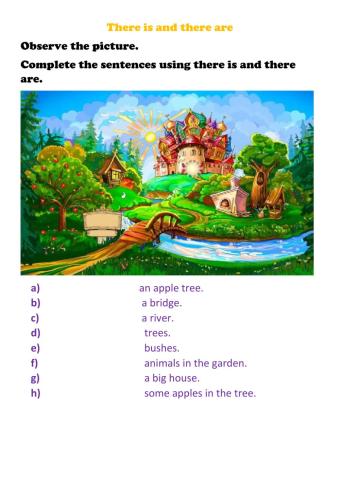 There is and there are