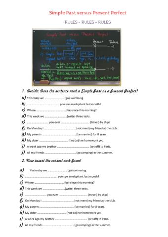 Simple past vs Present Perfect