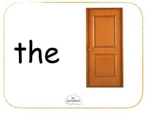 Sight word -the-