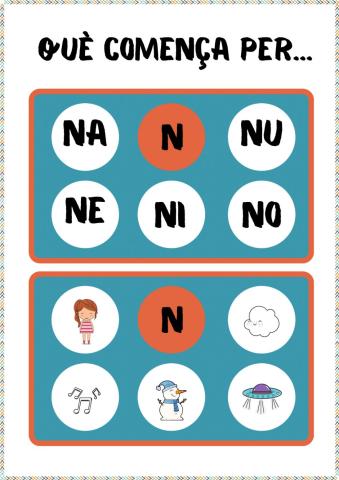 Relaciona sons i imatges T-N