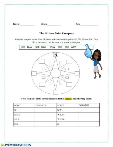 16 Point Compass- Ms. Marshall's Document