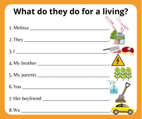 What do they do for a living?