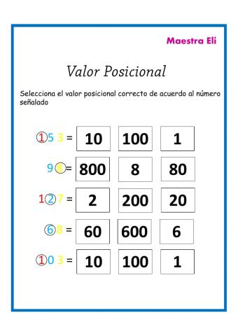 Valor Posicional