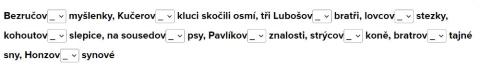 Koncovky přídavných jmen přivlastňovacích