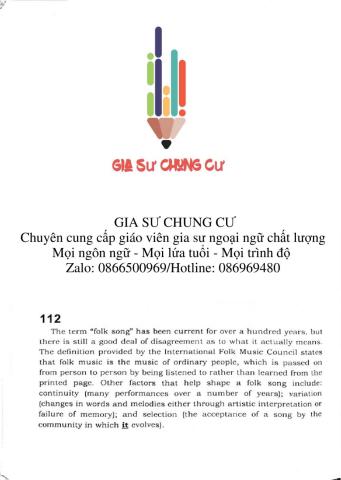 Trắc nghiệm Kỹ năng đọc hiểu Tiếng Anh số 38