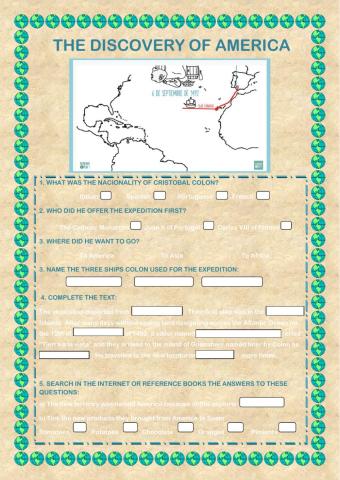 The discovery of America