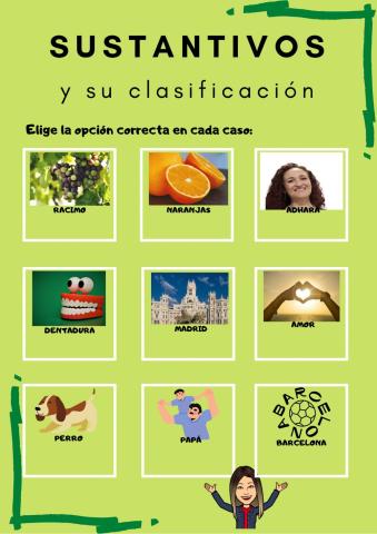 Clasificando sustantivos