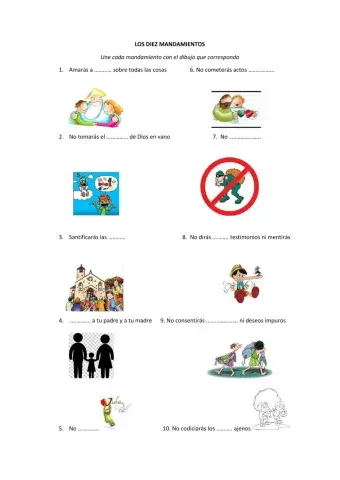 Los diez mandamientos