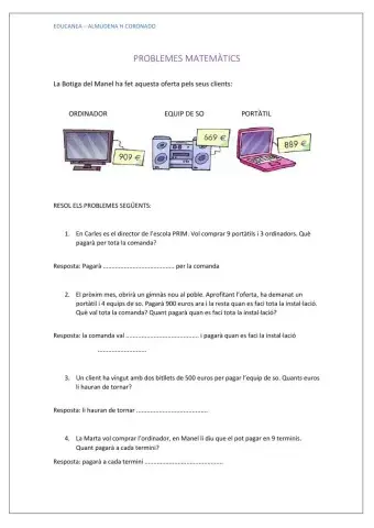 Problemes matematics