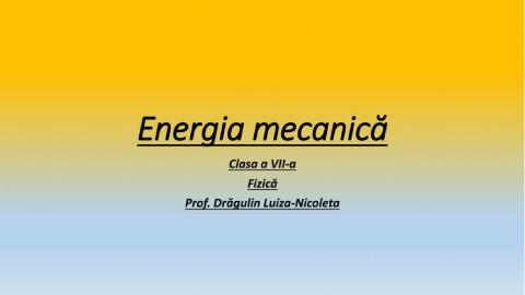 Energia mecanica 1