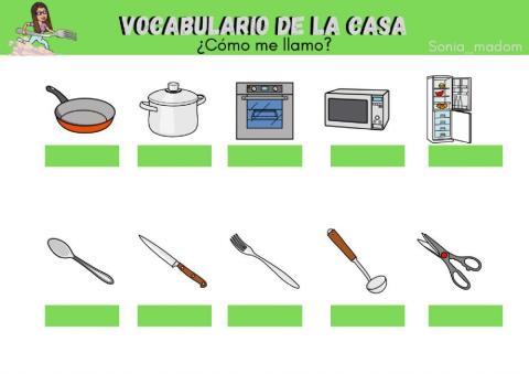 Vocabulario de la casa