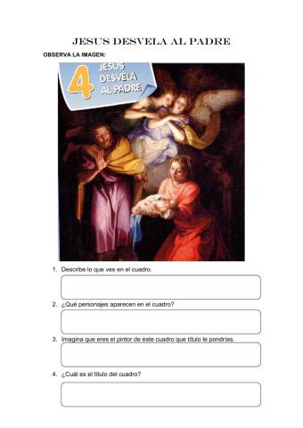 Dios desvela al padre