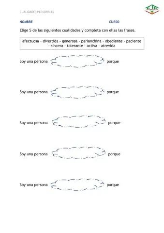 Cualidades personales
