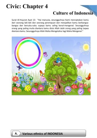 Civic Note culture of Indonesia