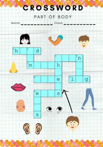 Crossword: Part of Body